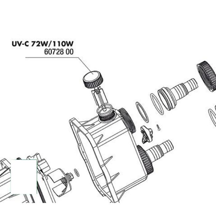 Контроллер мощности потока для УФ-стерилизаторов AquaCristal UV-C 72/110W, JBL UV-C 72/110W impeller