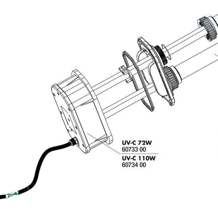 Электрический блок для УФ-стерилизатора AquaCristal UV-C 72W,JBL Power supply unit 72W
