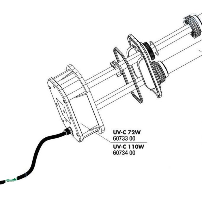 Электрический блок для УФ-стерилизатора AquaCristal UV-C 110W,JBL Power supply unit 110W
