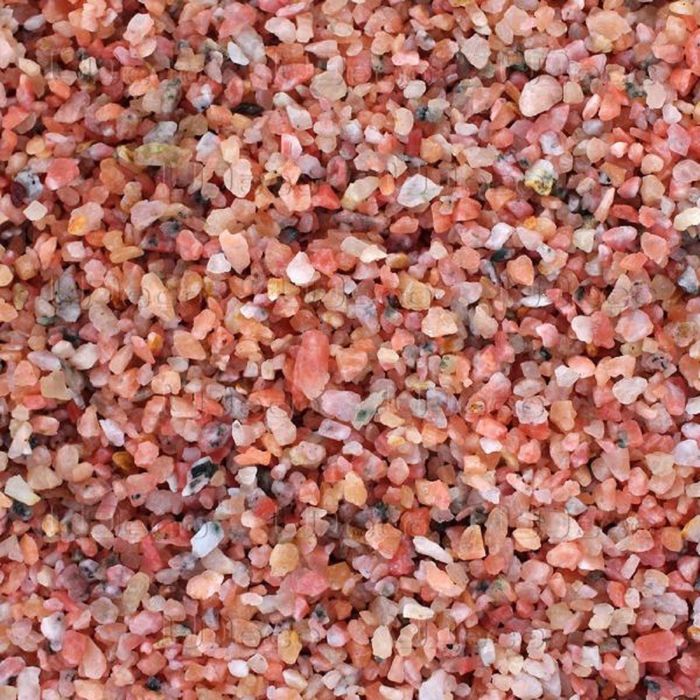 Грунт натуральный UDeco River Pink "Розовый гравий" для аквариумов, 3-4 мм, 6 л