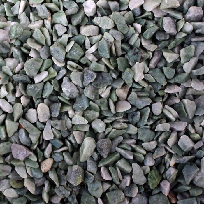 Грунт натуральный UDeco Canyon Emerald "Изумрудный гравий"для аквариумов, 4-6 мм, 2 л