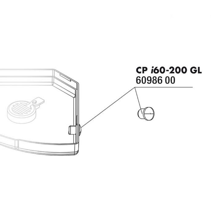 Резиновые опорные накладки для внутренних фильтров JBL CristalProfi i greenline,JBL CP i_gl Rubber t