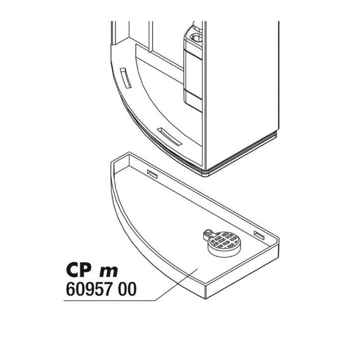 Нижняя крышка для фильтра JBL CristalProfi m greenline, JBL CristalProfi m greenline Base plate 18