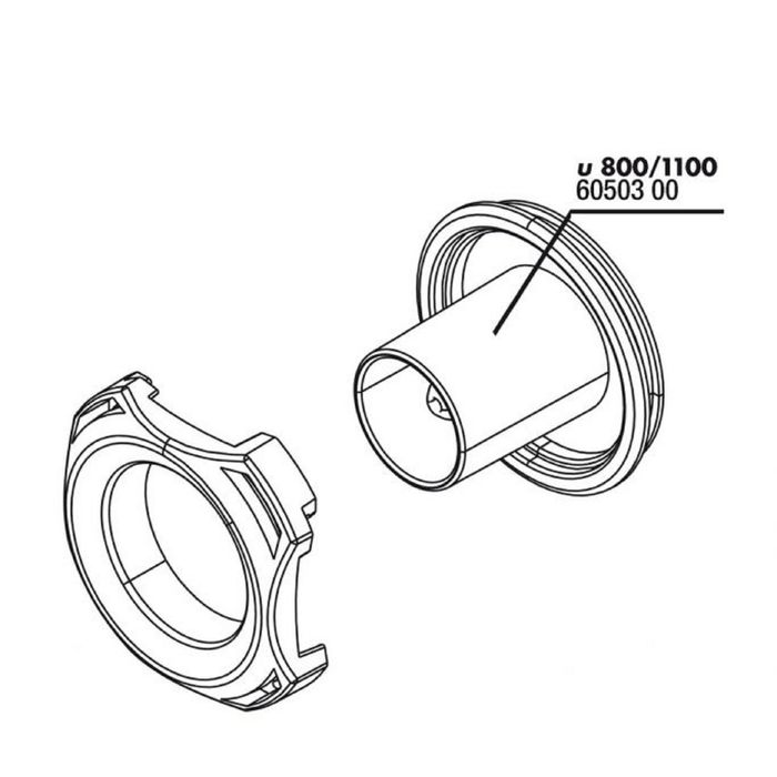 Крышка ротора JBL Cover+hose connection ProFlow коннектор шланга для помпы ProFlow u800/1100
