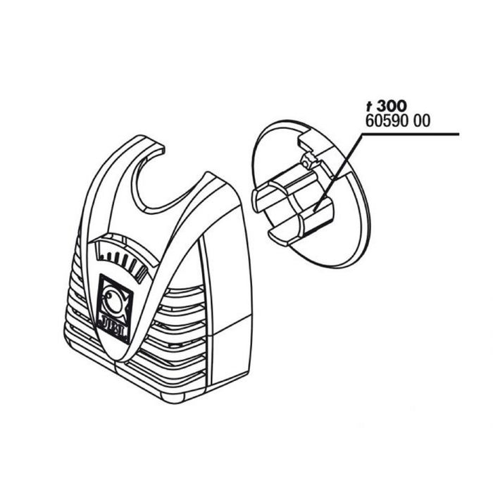 Крышка передняя JBL Front cover with regulator ProFlow с регулятором для помпы ProFlow t500