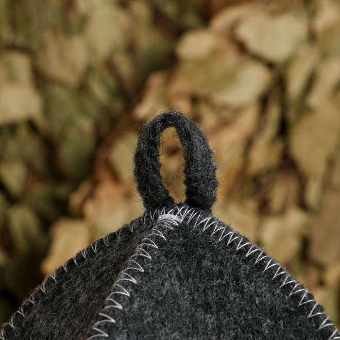 Шапка банная с вышивкой "Русская краса"