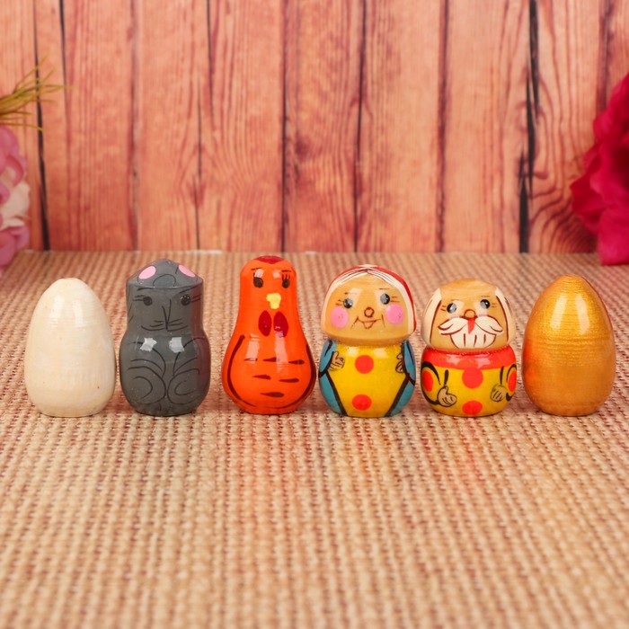 Пальчиковый театр "Курочка ряба", в домике