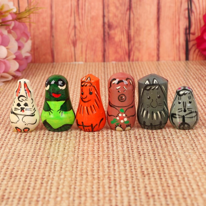 Пальчиковый театр "Теремок", в домике