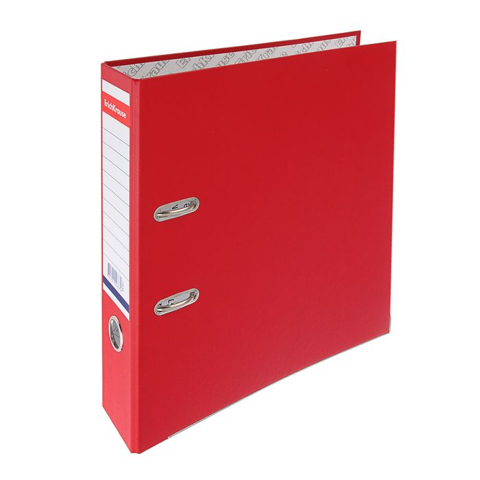 Папка-регистратор А4, 70мм "Стандарт", разборный, красный, этикетка на корешке, металлический кант, картон 2мм, вместимость 450 листов