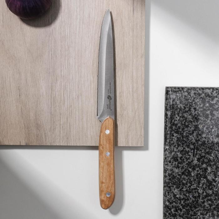 фото Нож для нарезки apollo genio woodstock, 12 см