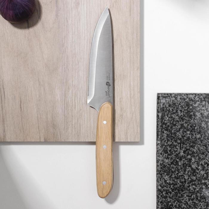 фото Нож кухонный apollo genio woodstock, 13 см