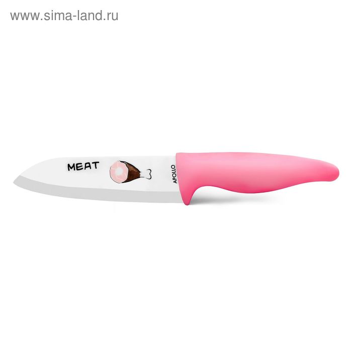 фото Нож для мяса с керамическим лезвием apollo gourmet, 13 см
