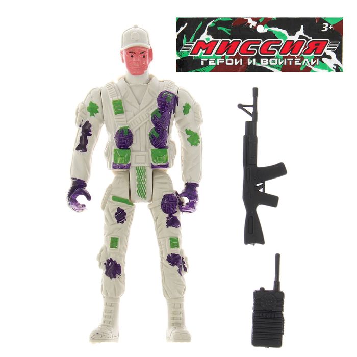 Фигурка солдатика "Спецназ", с аксессуарами, МИКС