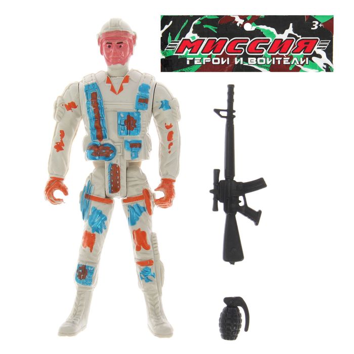 Фигурка солдатика "Спецназ", с аксессуарами, МИКС