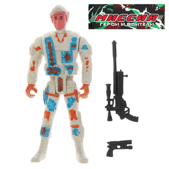 Фигурка солдатика "Спецназ", с аксессуарами, МИКС