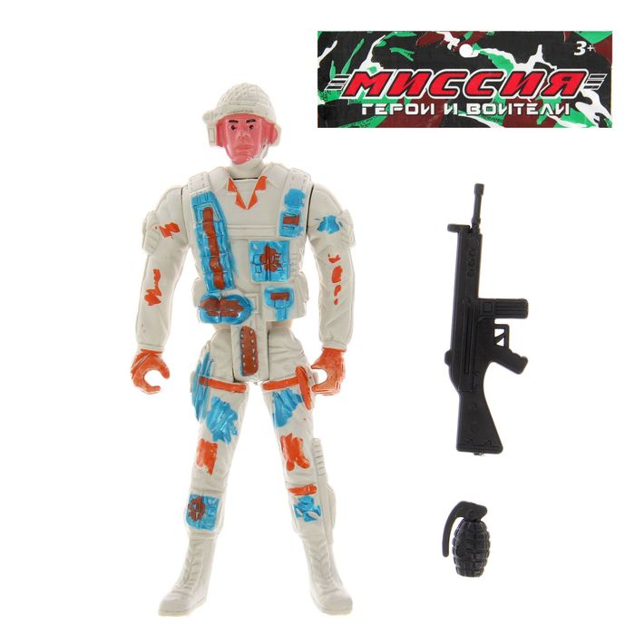 Фигурка солдатика "Спецназ", с аксессуарами, МИКС