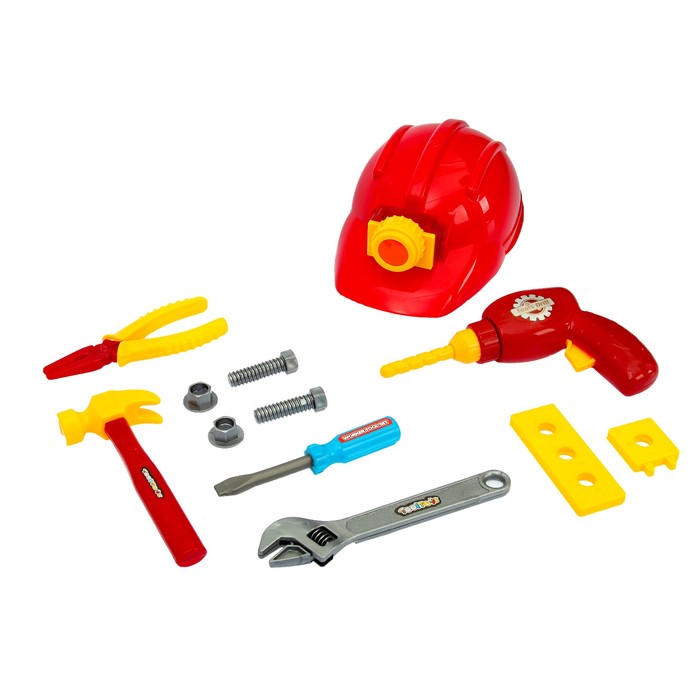 Набор инструментов "Строитель", 11 предметов, МИКС