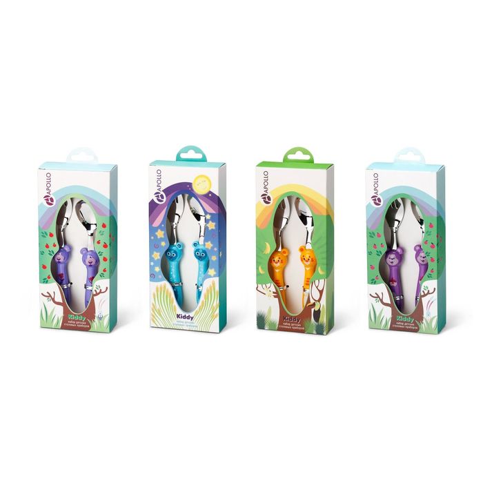 Набор детских столовых приборов APOLLO "Kiddy" 2 предмета, цвет МИКС