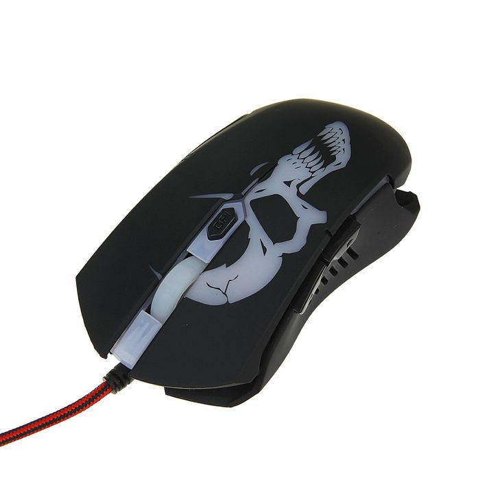 Мышь Qumo Dragon War AXE M07, оптическая, проводная, 800/1200/1600/2400 dpi