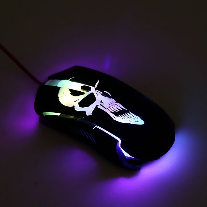 Мышь Qumo Dragon War AXE M07, оптическая, проводная, 800/1200/1600/2400 dpi