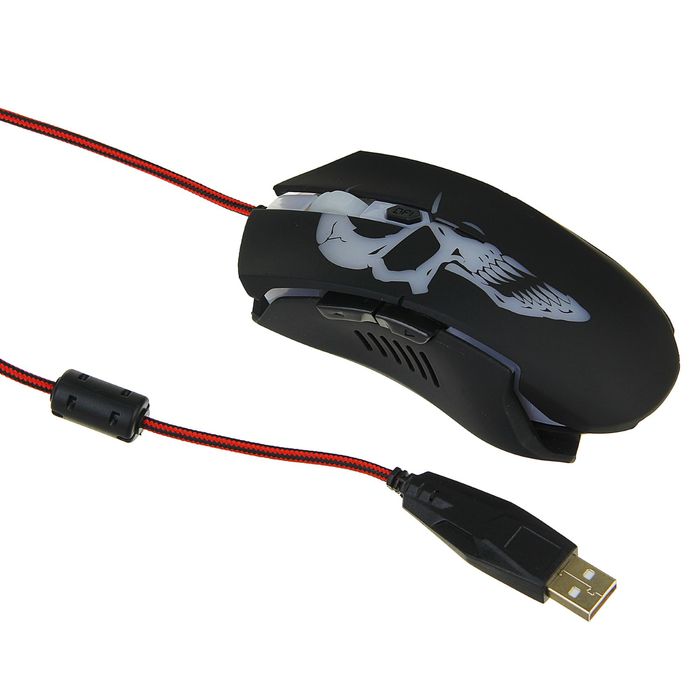 Мышь Qumo Dragon War AXE M07, оптическая, проводная, 800/1200/1600/2400 dpi