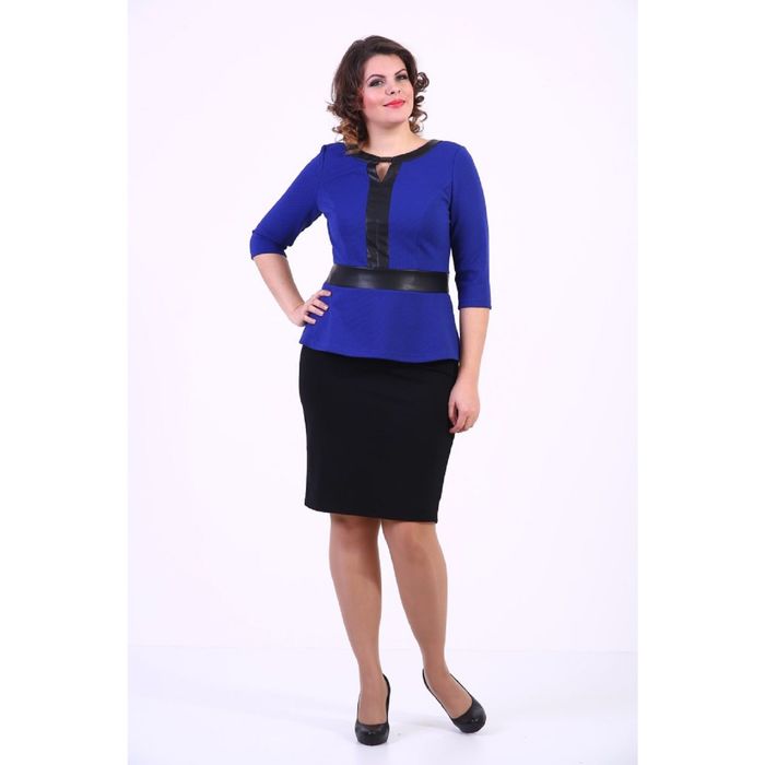 Блузка женская, размер 50, цвет электрик 283В1201