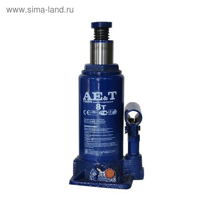 Домкрат бутылочный AE&T T20208, 145-385 мм, 8 т