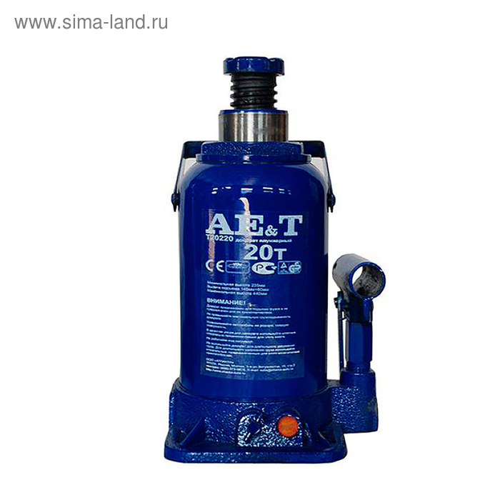 Домкрат бутылочный AE&T T20220, 20 т, 235-440 мм