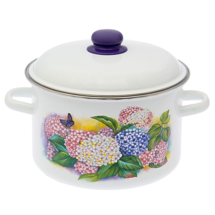 Кастрюля 5,5 л "Сирень"