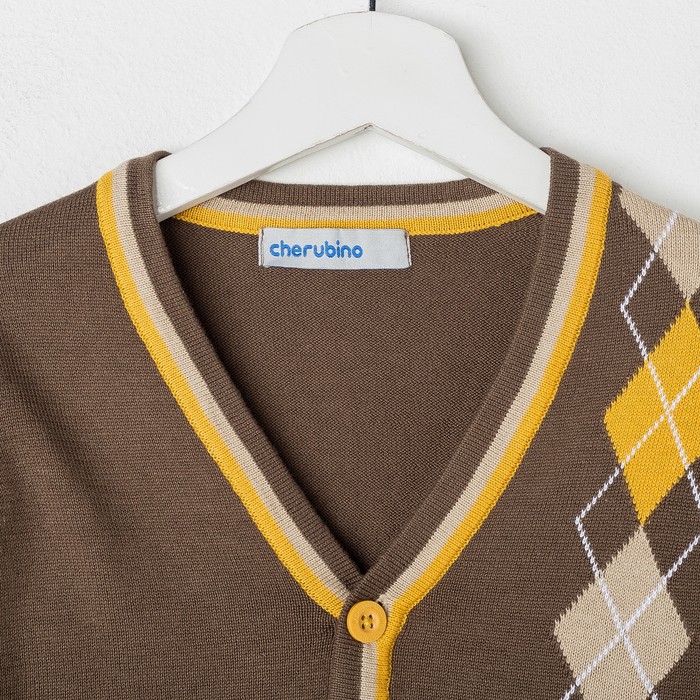 Кофта для мальчика, рост 104 см (56), цвет хаки