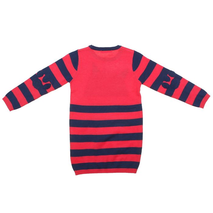 Платье для девочки, рост 116 см (60), цвет малиновый/синий