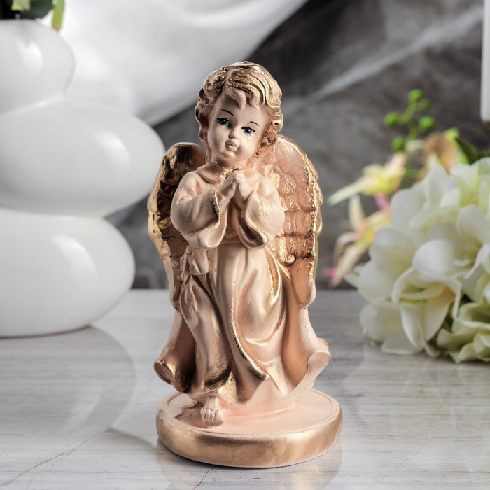 Статуэтка "Ангел маленький" бежевая
