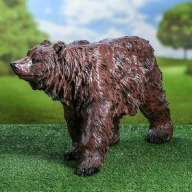 Садовая фигура "Медведь бурый", коричневый цвет, 35 см от Сима-ленд