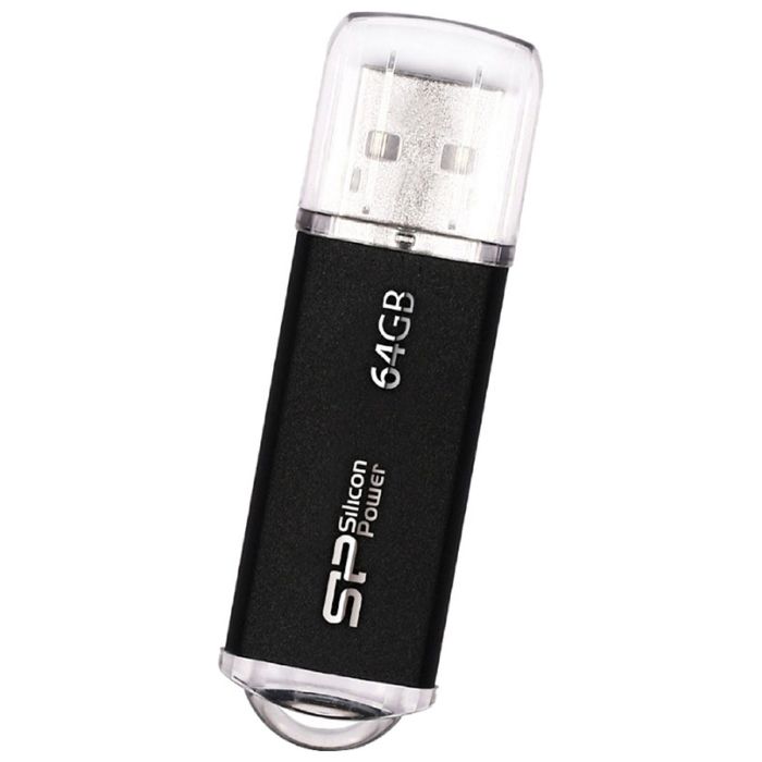 USB-флешка Silicon Power 64Gb Ultima II-I Series SP064GBUF2M01V1K , USB2.0, черный