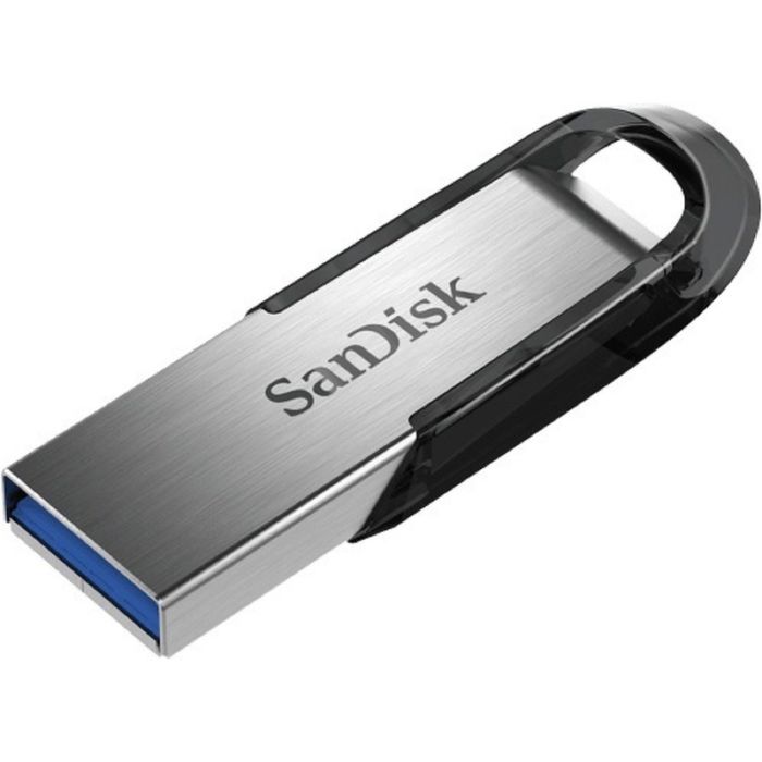 USB-флешка Sandisk 64Gb Cruzer Ultra Flair SDCZ73-064G-G46 , USB3.0, серебристый/черный