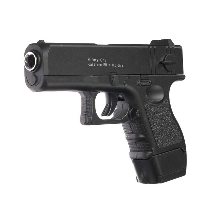 Пистолет страйкбольный "Galaxy" Glock 17 мини, кал. 6 мм