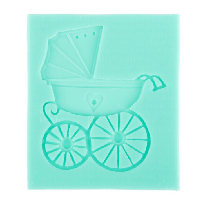 Молд для творчества "Винтажная детская коляска"