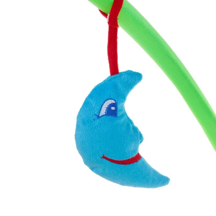 Коврик развивающий с дугами, 5 погремушек, МИКС