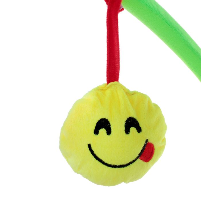 Коврик развивающий с дугами, 5 погремушек, МИКС