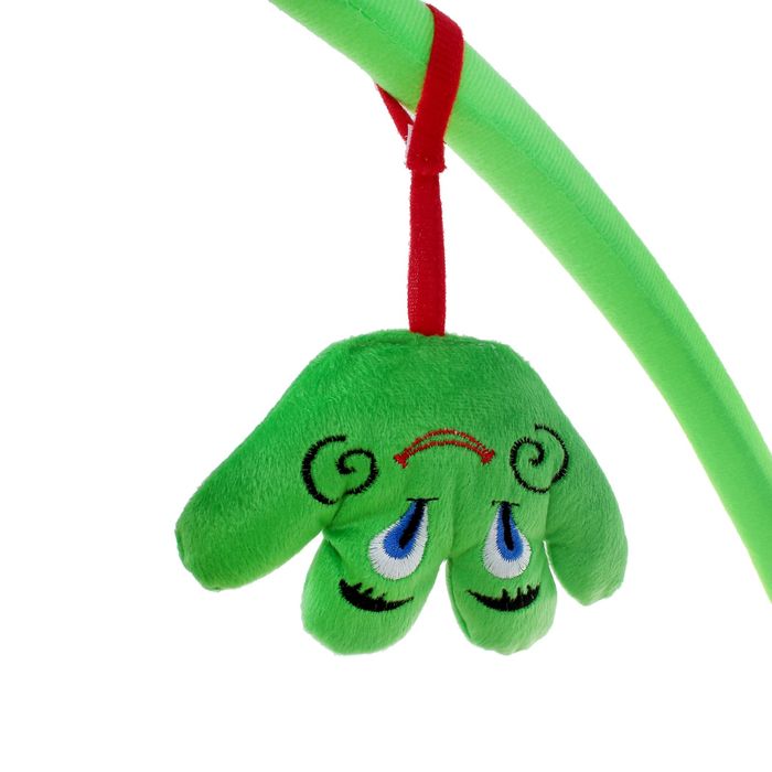 Коврик развивающий с дугами, 5 погремушек, МИКС