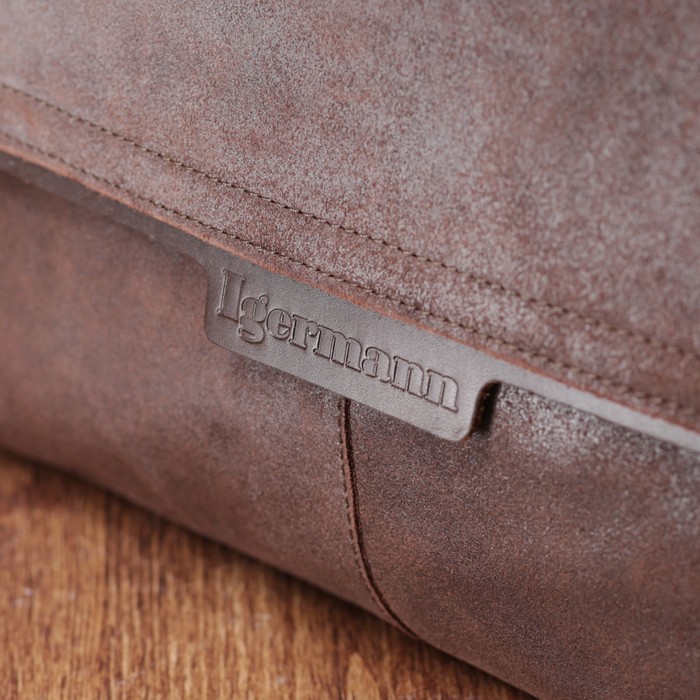 Сумка мужская, 1 отдел, наружный карман, длинный ремень, цвет чёрный