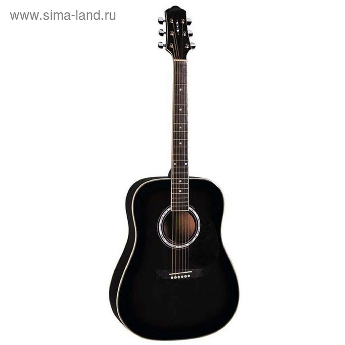 фото Акустическая гитара naranda dg220bk, вклеенный гриф