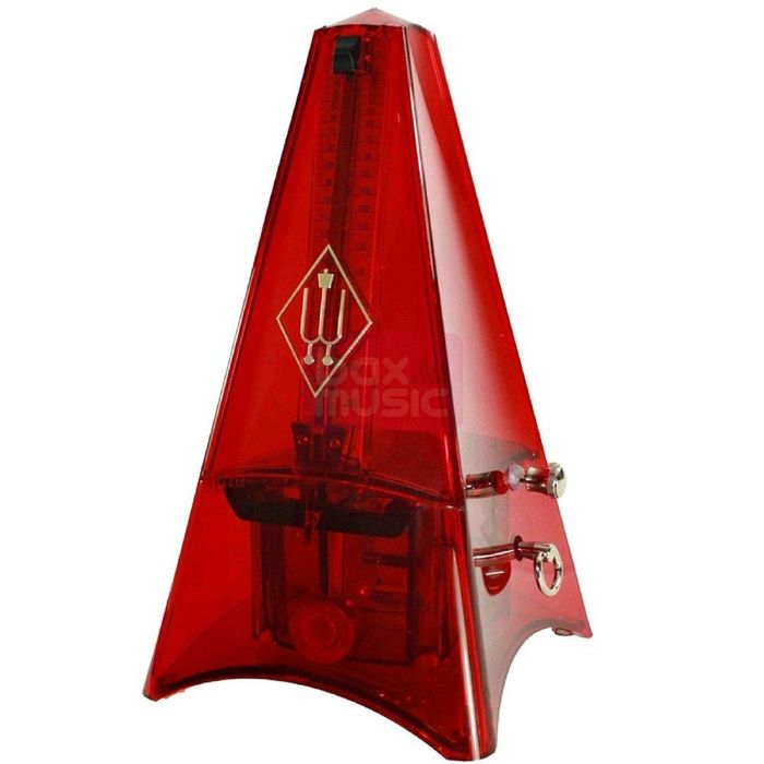 Метроном механический Wittner 856241TL Tower-Line, пластиковый, красный