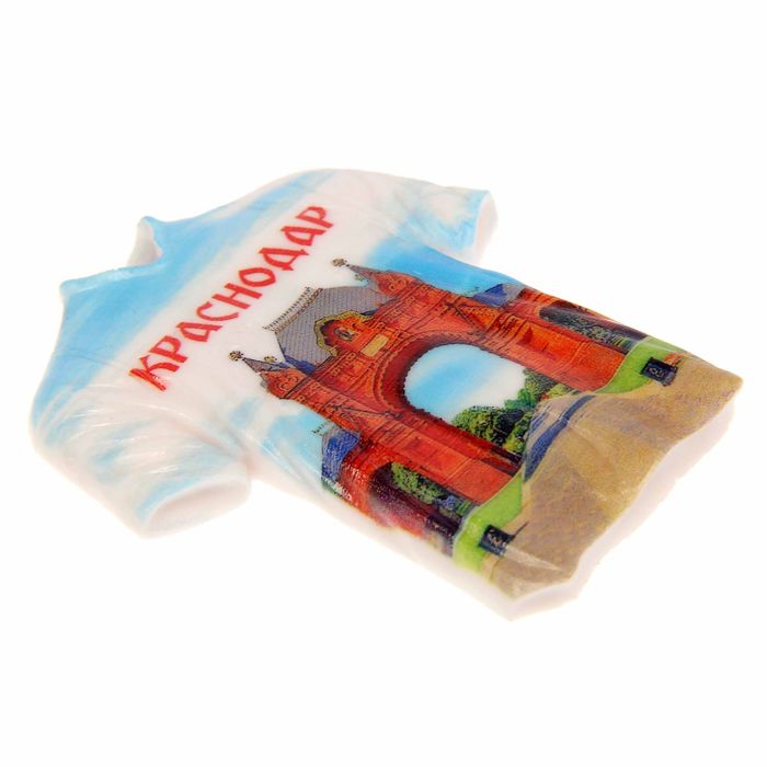 Магнит в форме футболки «Краснодар. Триумфальная арка»