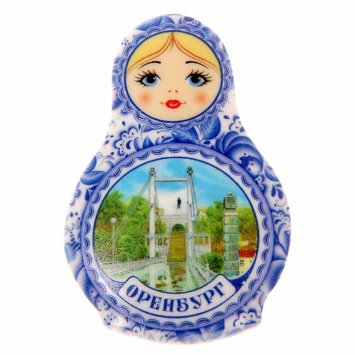 Магнит-матрёшка "Оренбург"