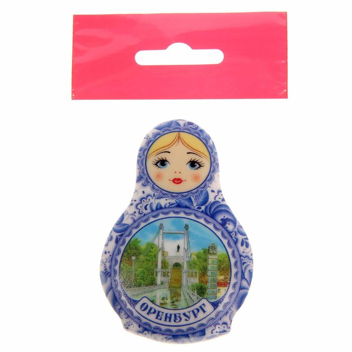 Магнит-матрёшка "Оренбург"