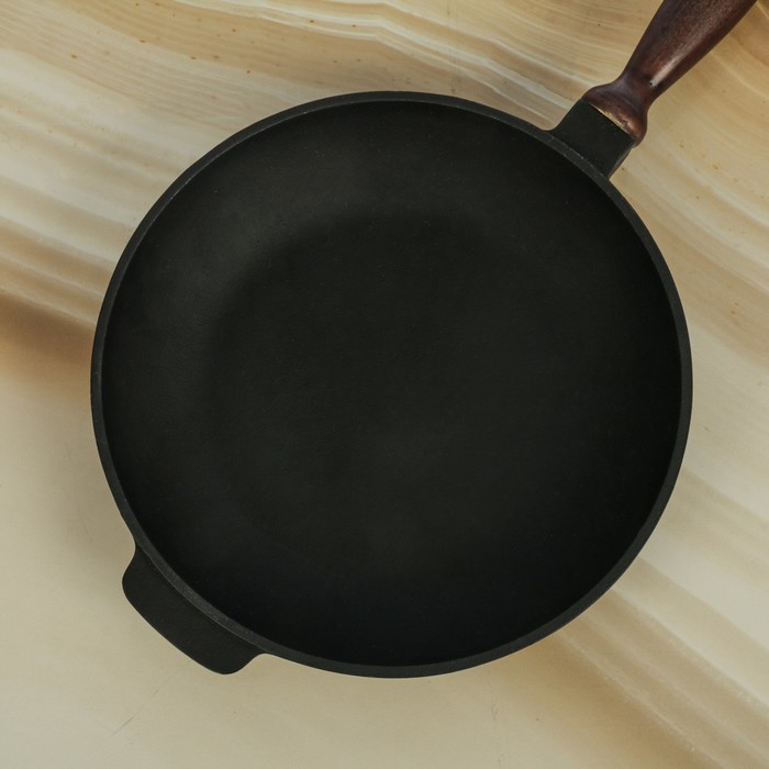 Сковорода 24 см с деревянной ручкой