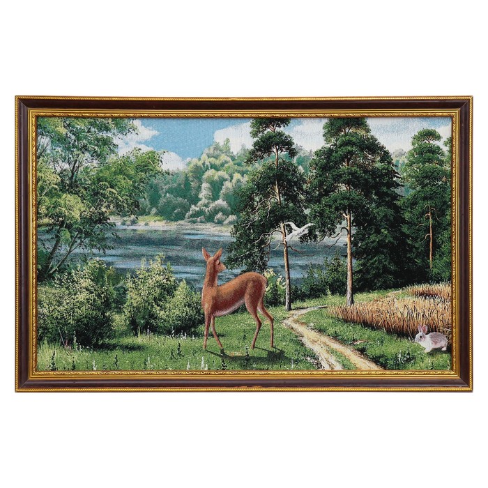 Гобеленовая картина "Оленёнок в лесу"