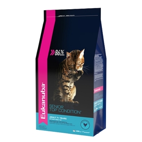 

Сухой корм EUK Cat для пожилых кошек, с домашней птицей, 400 г
