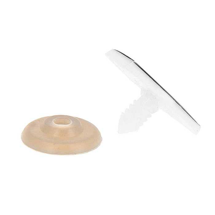 Глаза винтовые сдвоенные, с заглушками, 2 шт, размер 3,1*2,5 см